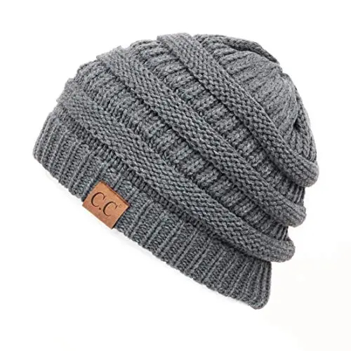 C.C Exclusives Cable Knit Beanie - Thick, Soft & Warm Chunky Beanie Hats - 1