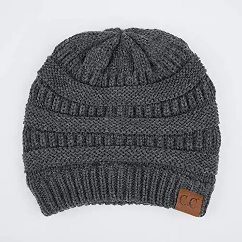 C.C Exclusives Cable Knit Beanie - Thick, Soft & Warm Chunky Beanie Hats - 2