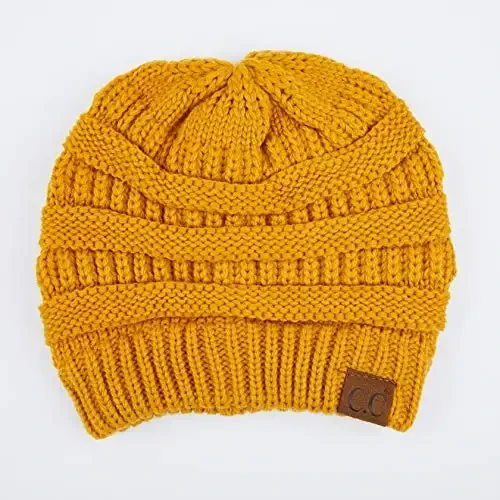 C.C Exclusives Cable Knit Beanie - Thick, Soft & Warm Chunky Beanie Hats - 2