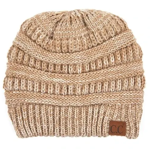 C.C Exclusives Cable Knit Beanie - Thick, Soft & Warm Chunky Beanie Hats - 3