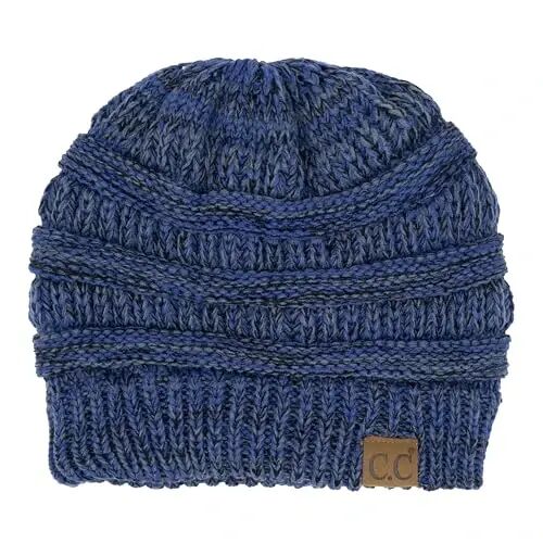 C.C Exclusives Cable Knit Beanie - Thick, Soft & Warm Chunky Beanie Hats - C.C