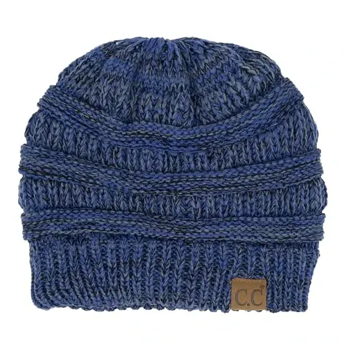 C.C Exclusives Cable Knit Beanie - Thick, Soft & Warm Chunky Beanie Hats - 1