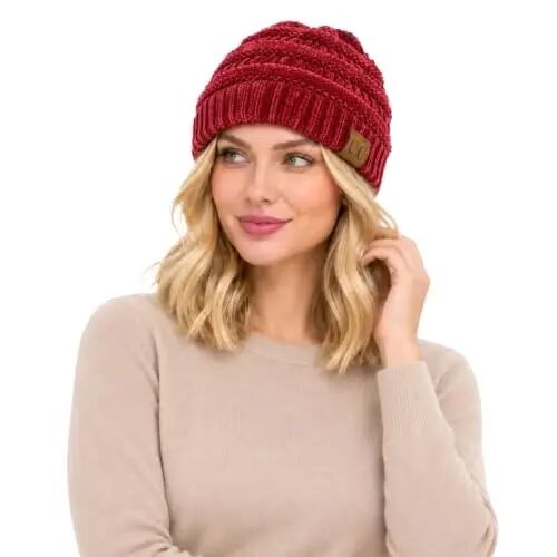 C.C Exclusives Cable Knit Beanie - Thick, Soft & Warm Chunky Beanie Hats - C.C
