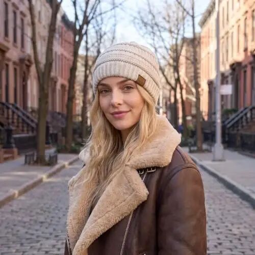 C.C Exclusives Cable Knit Beanie - Thick, Soft & Warm Chunky Beanie Hats - C.C (1)
