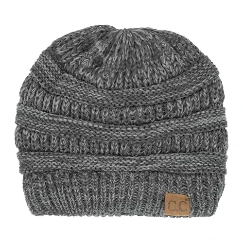 C.C Exclusives Cable Knit Beanie - Thick, Soft & Warm Chunky Beanie Hats - 1