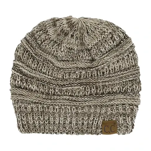 C.C Exclusives Cable Knit Beanie - Thick, Soft & Warm Chunky Beanie Hats - 1