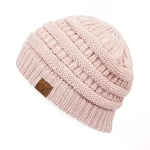 C.C Exclusives Cable Knit Beanie - Thick, Soft & Warm Chunky Beanie Hats - 1