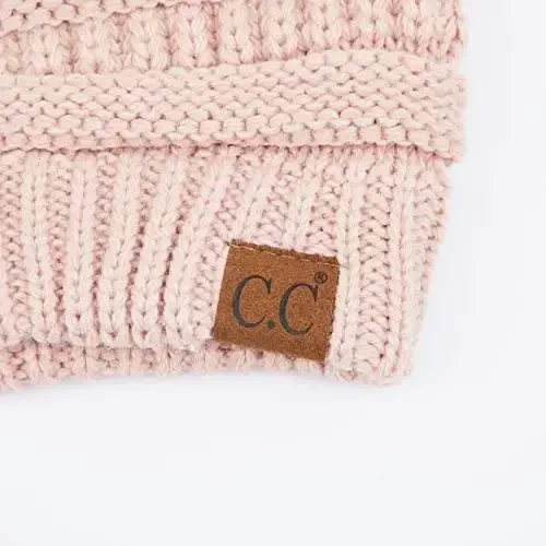 C.C Exclusives Cable Knit Beanie - Thick, Soft & Warm Chunky Beanie Hats - 3