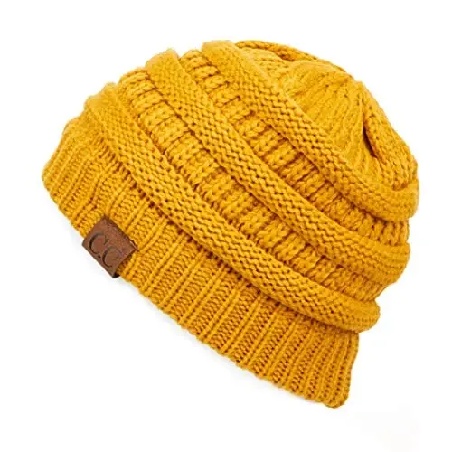 C.C Exclusives Cable Knit Beanie - Thick, Soft & Warm Chunky Beanie Hats 