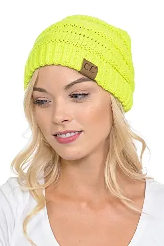 C.C Exclusives Cable Knit Beanie - Thick, Soft & Warm Chunky Beanie Hats - C.C (1)