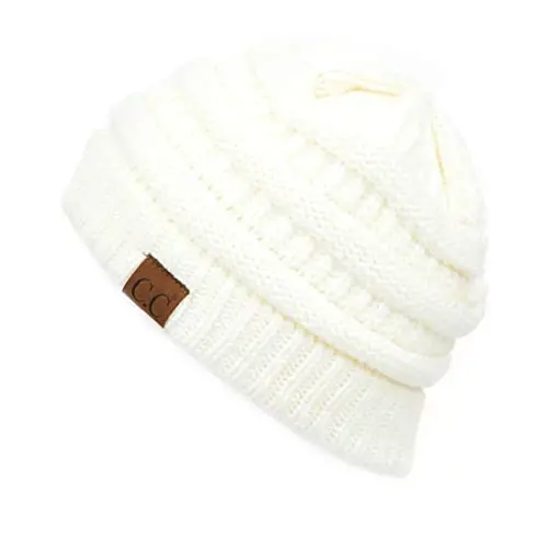 C.C Exclusives Cable Knit Beanie - Thick, Soft & Warm Chunky Beanie Hats - 1