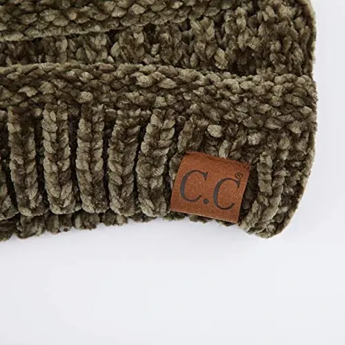 C.C Exclusives Cable Knit Beanie - Thick, Soft & Warm Chunky Beanie Hats - 3