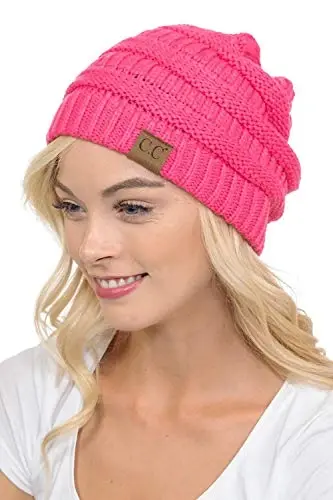 C.C Exclusives Cable Knit Beanie - Thick, Soft & Warm Chunky Beanie Hats - C.C (1)