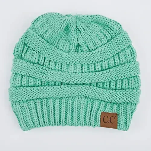 C.C Exclusives Cable Knit Beanie - Thick, Soft & Warm Chunky Beanie Hats - 2