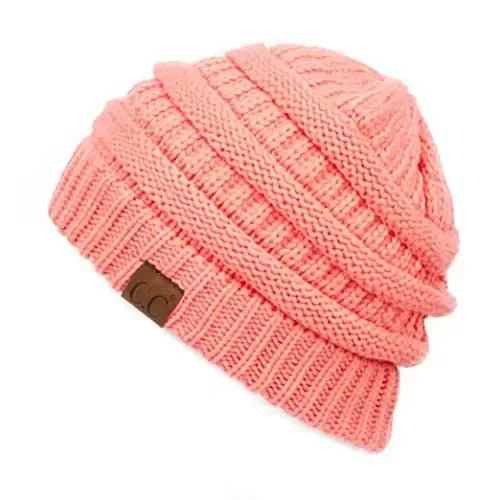 C.C Exclusives Cable Knit Beanie - Thick, Soft & Warm Chunky Beanie Hats - 1