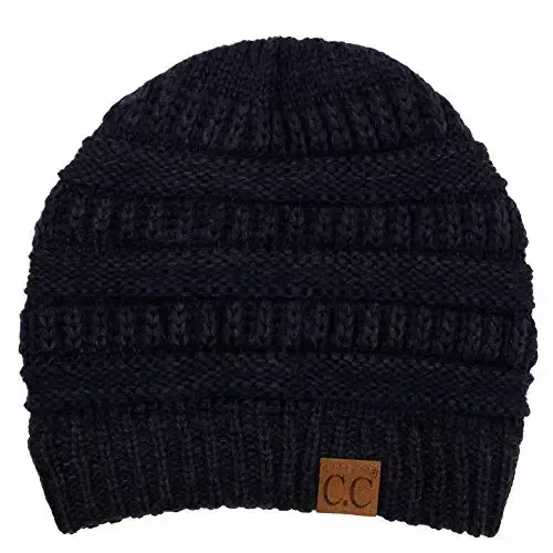 C.C Exclusives Cable Knit Beanie - Thick, Soft & Warm Chunky Beanie Hats - 1