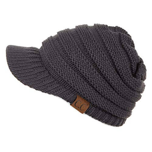 C.C Hatsandscarf Exclusive Women's Ribbed Knit Hat with Brim (YJ-131)(YJ-2023) - 1