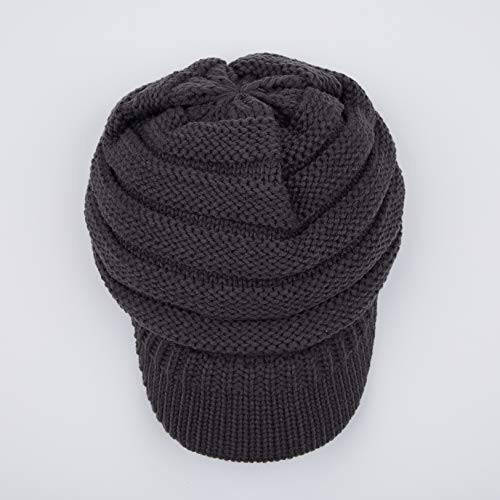 C.C Hatsandscarf Exclusive Women's Ribbed Knit Hat with Brim (YJ-131)(YJ-2023) - 2