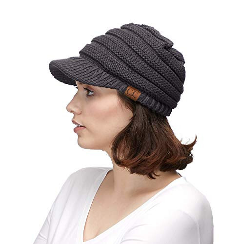 C.C Hatsandscarf Exclusive Women's Ribbed Knit Hat with Brim (YJ-131)(YJ-2023) - 5