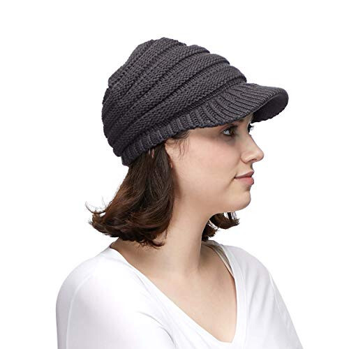 C.C Hatsandscarf Exclusive Women's Ribbed Knit Hat with Brim (YJ-131)(YJ-2023) - 6