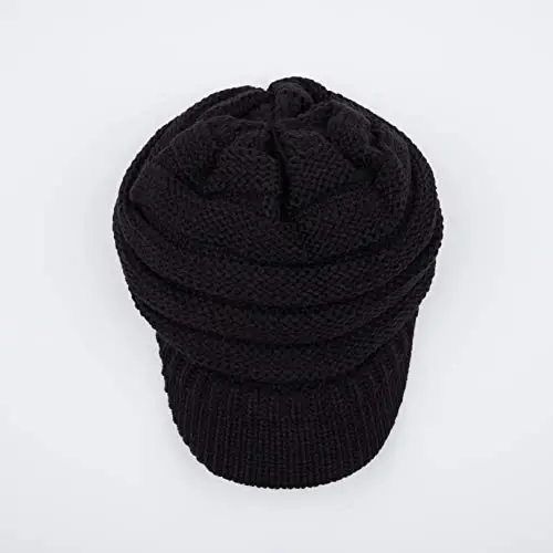 C.C Hatsandscarf Exclusives Women's Ribbed Knit Hat with Brim (YJ-131)(YJ-2023) - 2