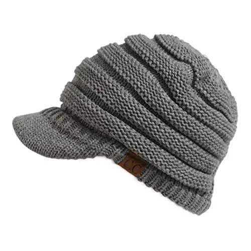 C.C Hatsandscarf Exclusives Kadın Siperlikli Fitilli Örgü Bere (YJ-131)(YJ-2023) - 3