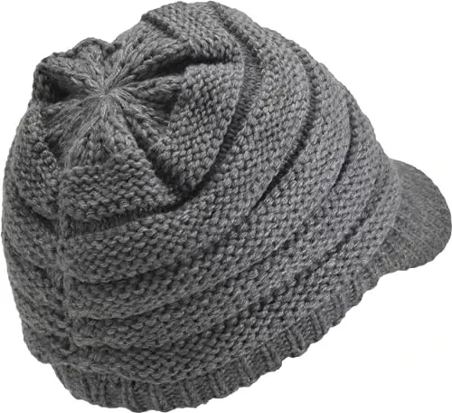 C.C Hatsandscarf Exclusives Siperlikli Kadın Fitilli Örgü Bere (YJ-131)(YJ-2023) - 4