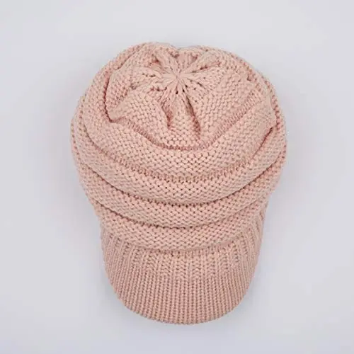 C.C Hatsandscarf Exclusives Women's Ribbed Knit Hat with Brim (YJ-131)(YJ-2023) - CHEVEUX CORP. (1)