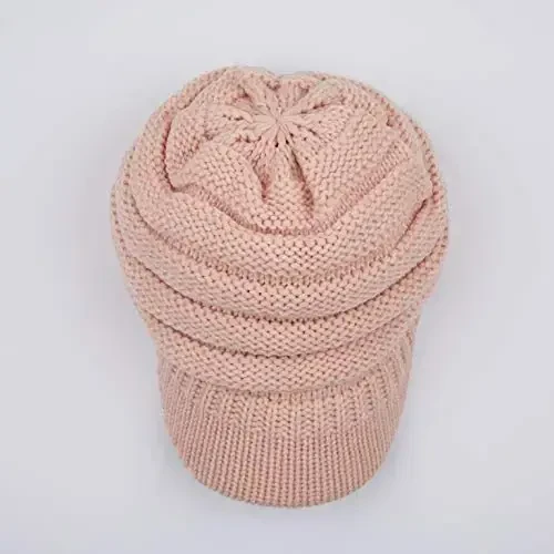 C.C Hatsandscarf Exclusives Women's Ribbed Knit Hat with Brim (YJ-131)(YJ-2023) - 2