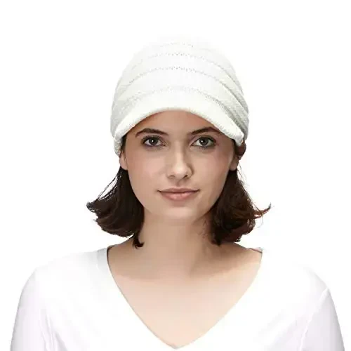 C.C Hatsandscarf Exclusives Women's Ribbed Knit Hat with Brim (YJ-131)(YJ-2023) - 4
