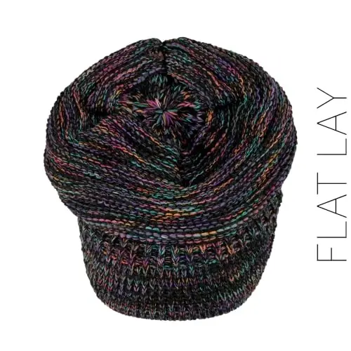 C.C Hatsandscarf Exclusives Women's Ribbed Knit Hat with Brim (YJ-131)(YJ-2023) - 3