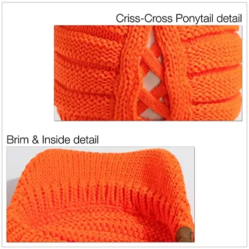 C.C Hatsandscarf Exclusives Women's Ribbed Knit Hat with Brim (YJ-131)(YJ-2023) - 4