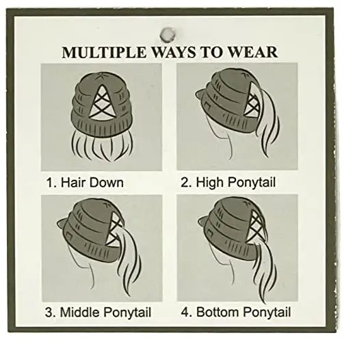 C.C Hatsandscarf Exclusives Women's Ribbed Knit Hat with Brim (YJ-131)(YJ-2023) - 5