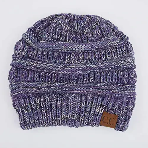 C.C Trendy Warm Chunky Soft Stretch Cable Knit Beanie - 2