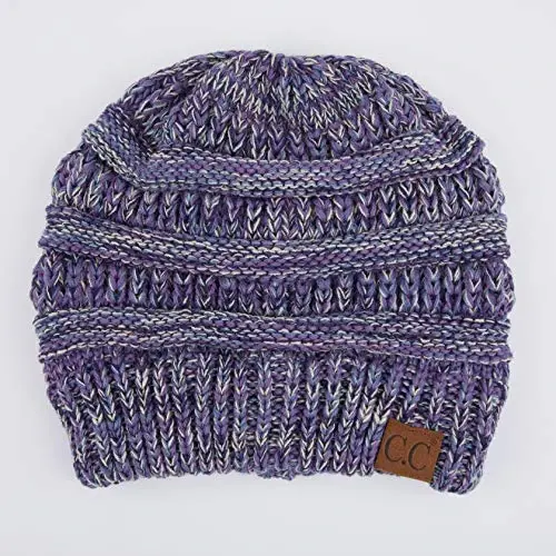 C.C Trendy Warm Chunky Soft Stretch Cable Knit Beanie - 2