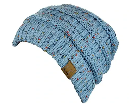 C.C Trendy Warm Chunky Soft Stretch Cable Knit Beanie - 2