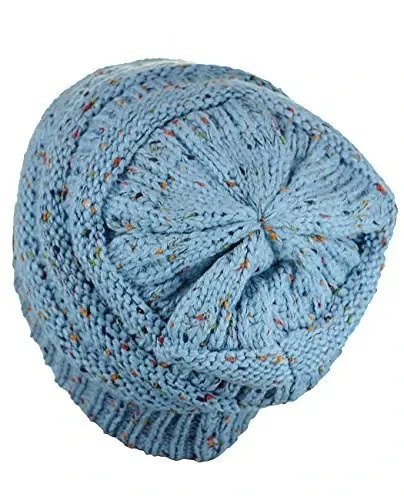 C.C Trendy Warm Chunky Soft Stretch Cable Knit Beanie - 4