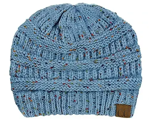 C.C Trendy Warm Chunky Soft Stretch Cable Knit Beanie 