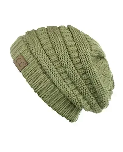 C.C Trendy Warm Chunky Soft Stretch Cable Knit Beanie - 2
