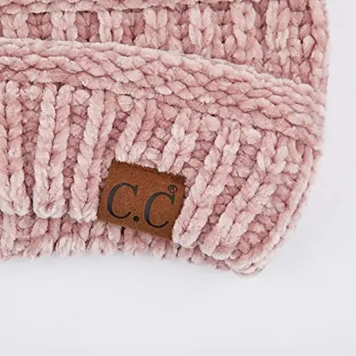 C.C Trendy Warm Chunky Soft Stretch Cable Knit Beanie - 3