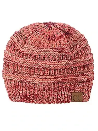 C.C Trendy Warm Chunky Soft Stretch Cable Knit Beanie - 1