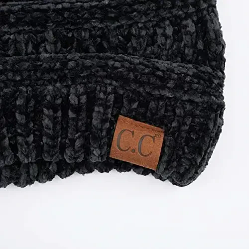 C.C Trendy Warm Chunky Soft Stretch Cable Knit Beanie - 3