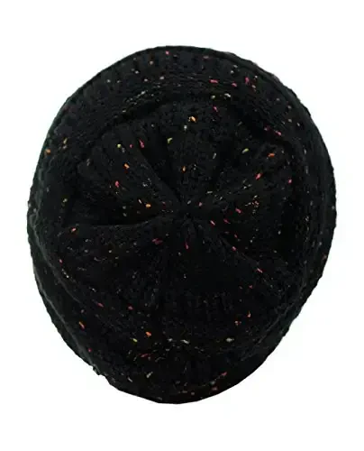 C.C Trendy Warm Chunky Soft Stretch Cable Knit Beanie - 3