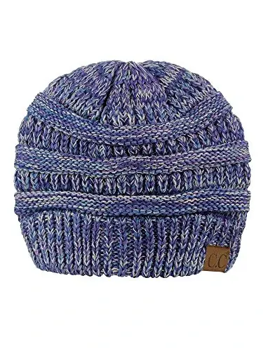 C.C Trendy Warm Chunky Soft Stretch Cable Knit Beanie - 1