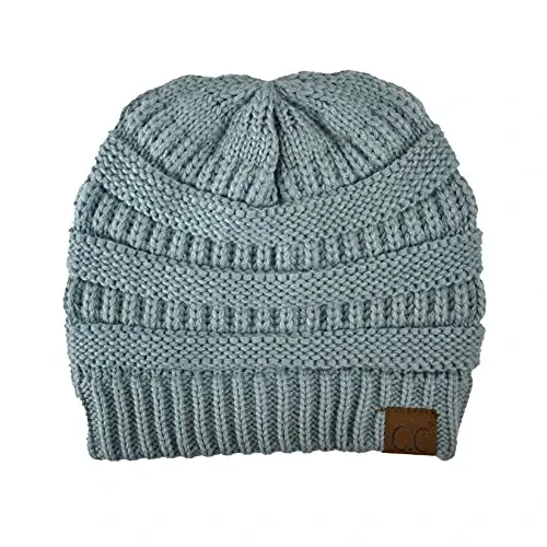 C.C Trendy Warm Chunky Soft Stretch Cable Knit Beanie - 1