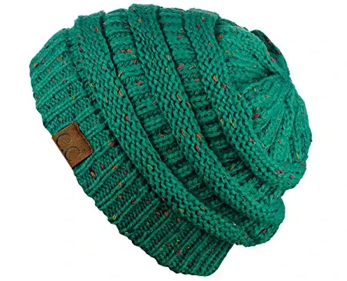 C.C Trendy Warm Chunky Soft Stretch Cable Knit Beanie - 3