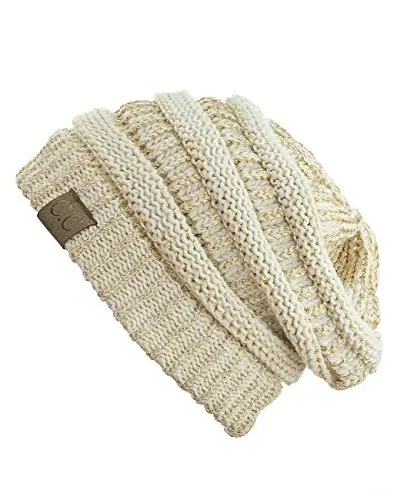 C.C Trendy Warm Chunky Soft Stretch Cable Knit Beanie - 3