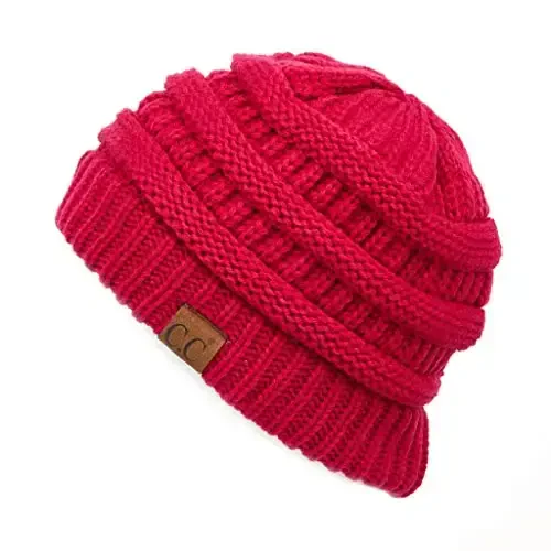 C.C Exclusives Cable Knit Beanie - Thick, Soft & Warm Chunky Beanie Hats - 1