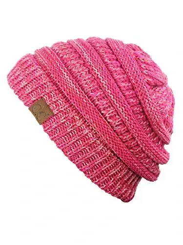 C.C Trendy Warm Chunky Soft Stretch Cable Knit Beanie - 2