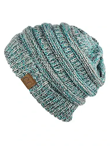 C.C Trendy Warm Chunky Soft Stretch Cable Knit Beanie - 2